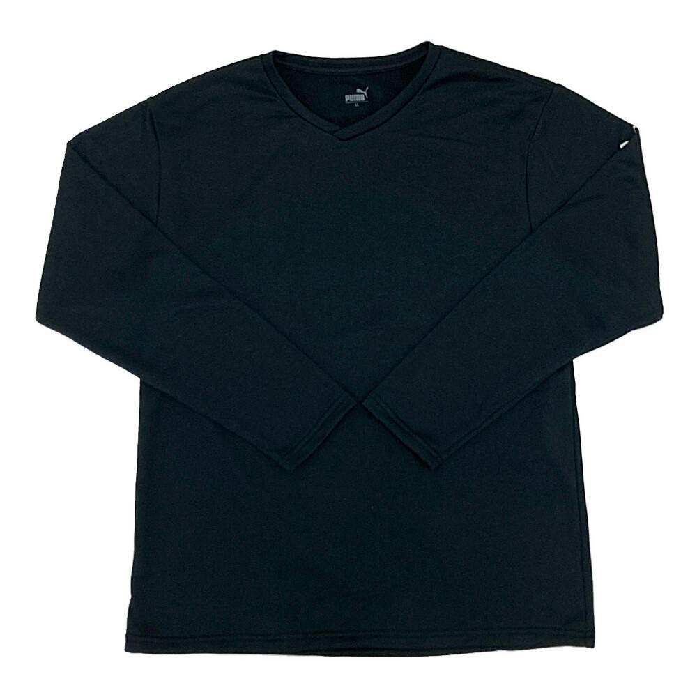 PUMA ブロックフリース ブラック LL