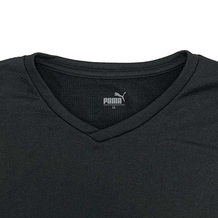 PUMA ブロックフリース ブラック LL