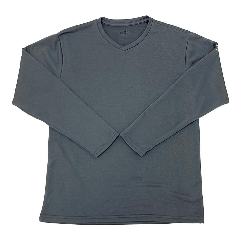 PUMAブロックフリース チャコール L