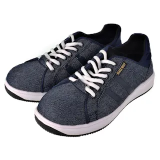 かかと踏み安全スニーカー デニム 24.5cm 9902(販売終了)