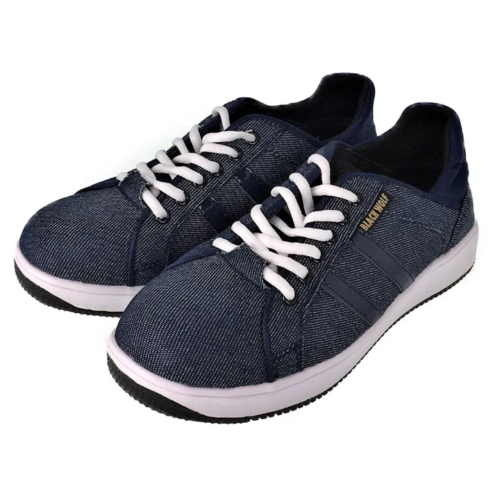 かかと踏み安全スニーカー デニム 24.5cm 9902(販売終了)