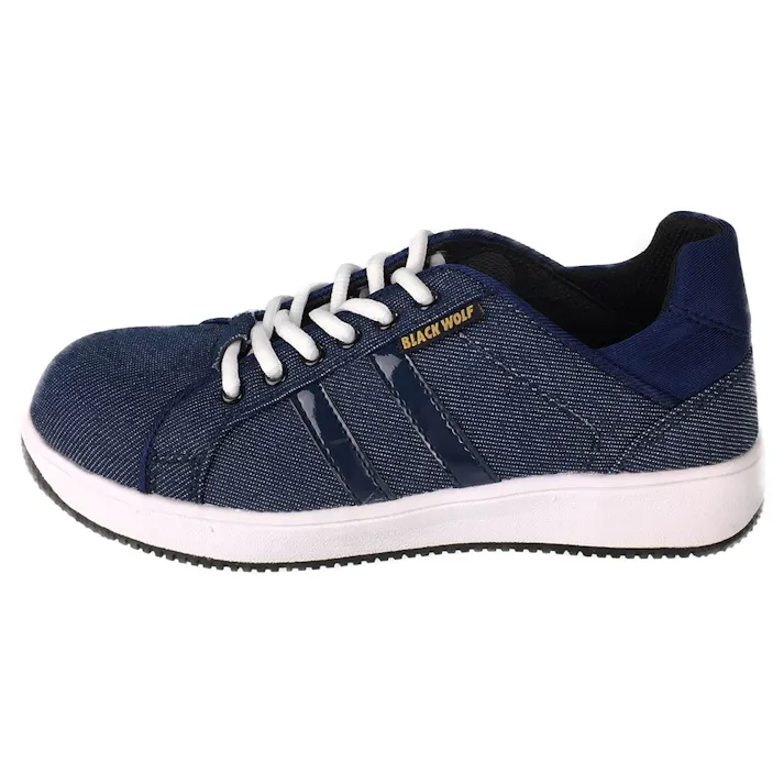 かかと踏み安全スニーカー デニム 24.5cm 9902(販売終了)