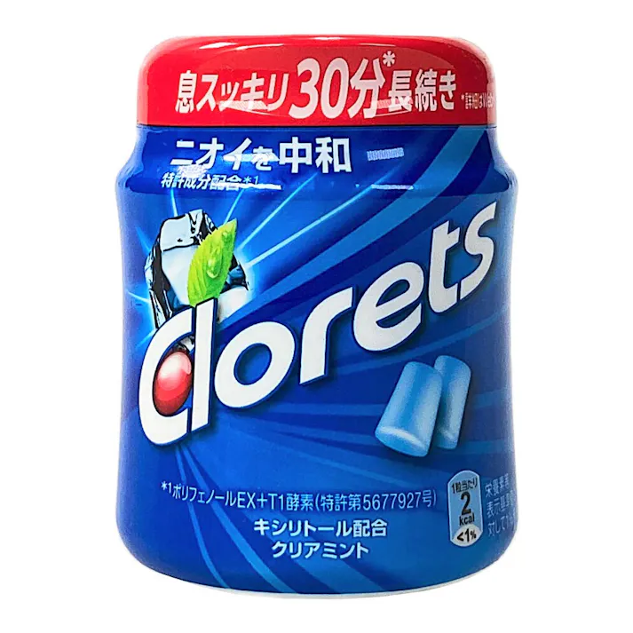 モンデリーズ・ジャパン クロレッツXP クリアミント ボトル 140g