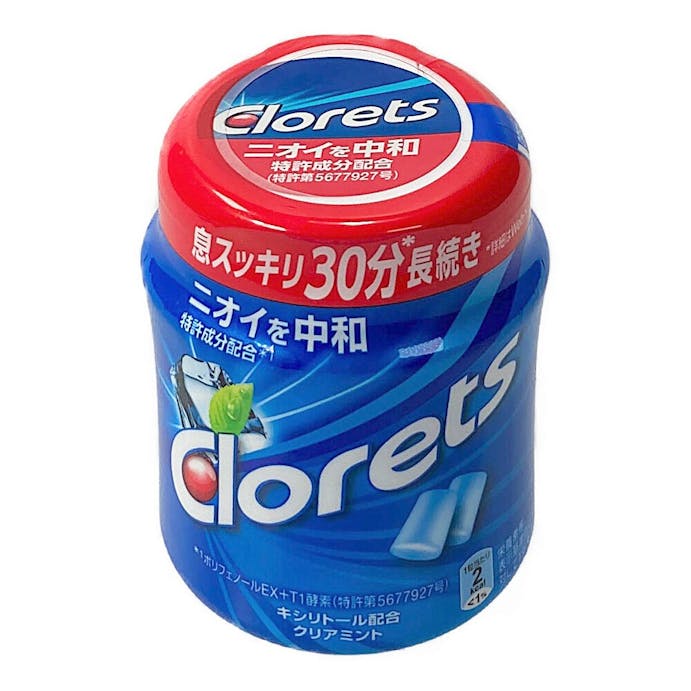モンデリーズ・ジャパン クロレッツXP クリアミント ボトル 140g
