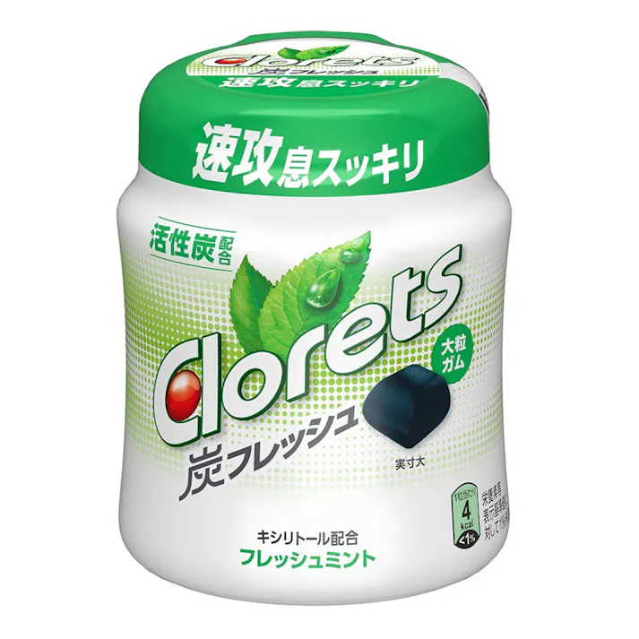 クロレッツ 炭フレッシュ フレッシュミント