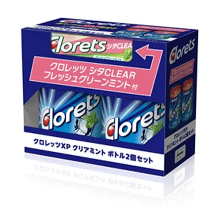 モンデリーズ・ジャパン クロレッツ クリアミント ボトルR 2個セット