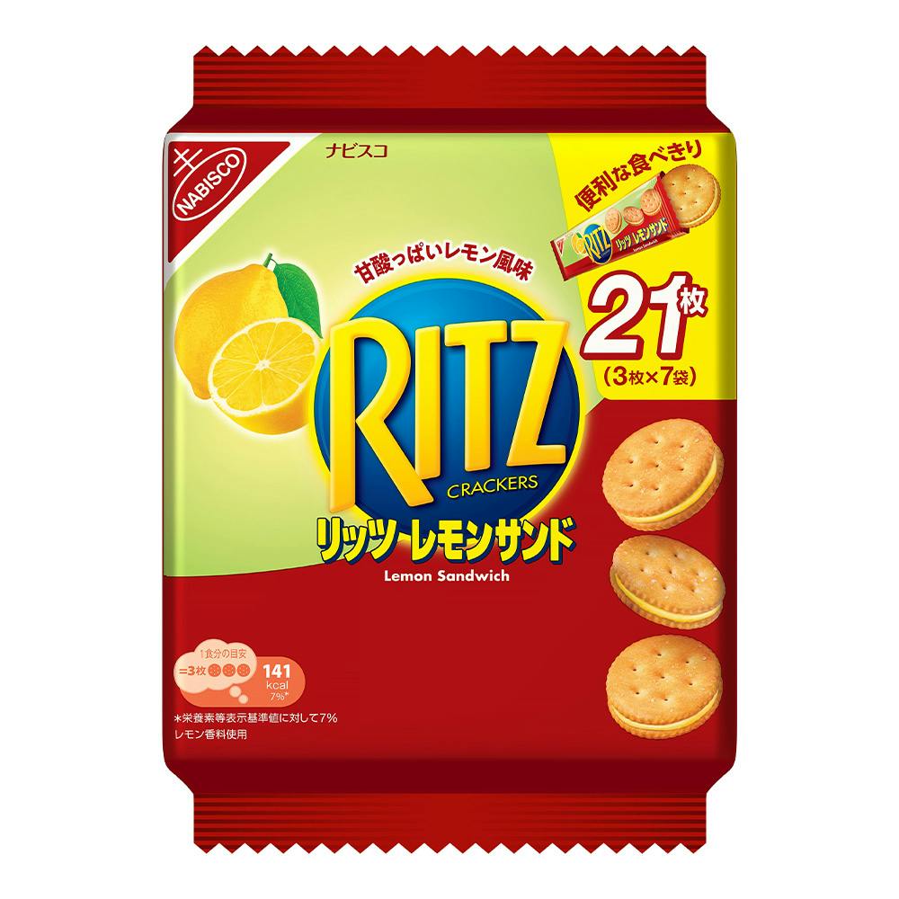 リッツ ファミリーパック レモンサンド 7袋入 | 食料品・食べ物 通販