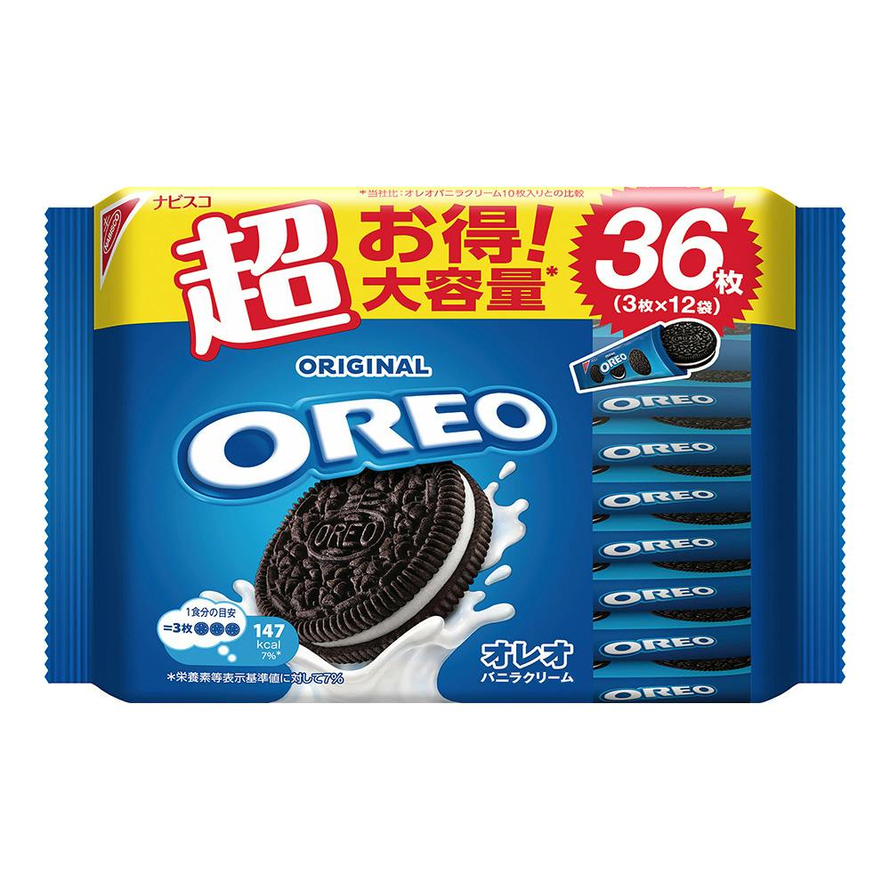 オレオバニラ味、チョコレート味☆値下げ中 オレオ バニラクリーム 36枚 | 食料品・食べ物 通販 | ホームセンター