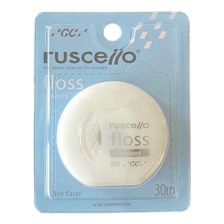 ジーシー ルシェロ フロス アンワックス ホワイト 30m