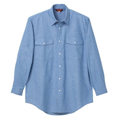 綿ダンガリーシャツ ブルー M(販売終了)