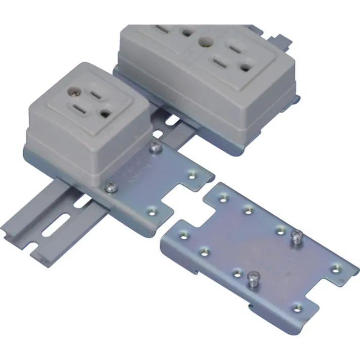 【CAINZ-DASH】カメダデンキ ACベース (DINレールコンセント取付用) S-21-3C【別送品】