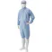 【CAINZ-DASH】ゴールドウイン クリーンルーム用ウェア フロントファスナーワンピース ブルー M PP1410-B-M【別送品】