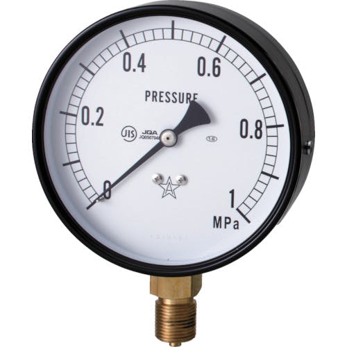 右下精器製造 スター (圧力計)(A枠立型・φ100) 圧力レンジ0.0~1.60MPa S-41-1.6MP 汎用圧力計 右下精器製造 スター (圧力計)(A枠立型・φ100) 圧力レンジ0.0~1.60MPa S-41-1.6MP 汎用圧力計