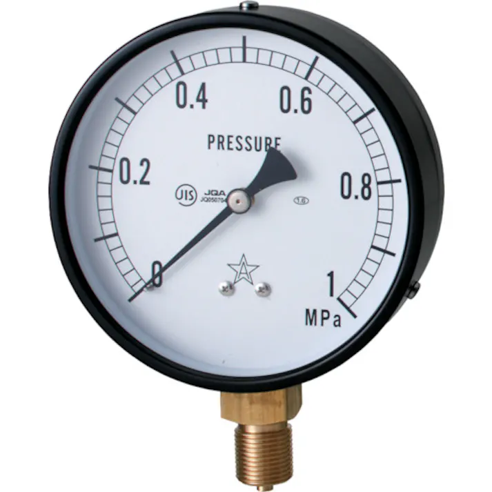 【CAINZ-DASH】右下精器製造 圧力計 AVT3/8×100×0.16MPa G411-211-V-0.16MPA【別送品】