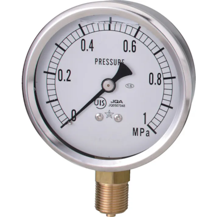 【CAINZ-DASH】右下精器製造 グリセリン入圧力計 GLT-31-6MPA【別送品】