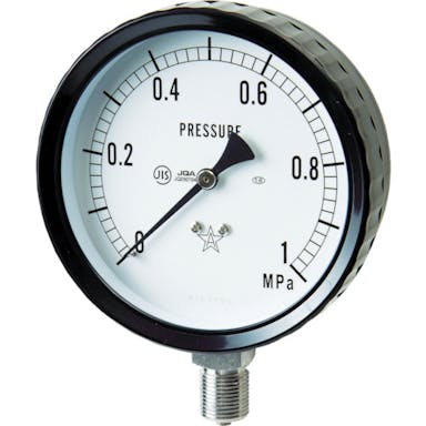 【CAINZ-DASH】右下精器製造 ステンレス圧力計（Ａ枠立型・φ７５）　圧力レンジ０～０．５０ＭＰａ G311-261-0.5MP【別送品】