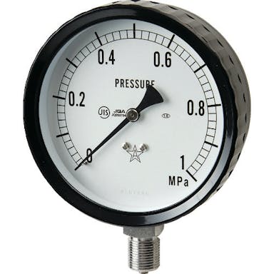【CAINZ-DASH】右下精器製造 ステンレス圧力計（Ａ枠立型・φ７５）　圧力レンジ０～１．００ＭＰａ G311-261-1MP【別送品】