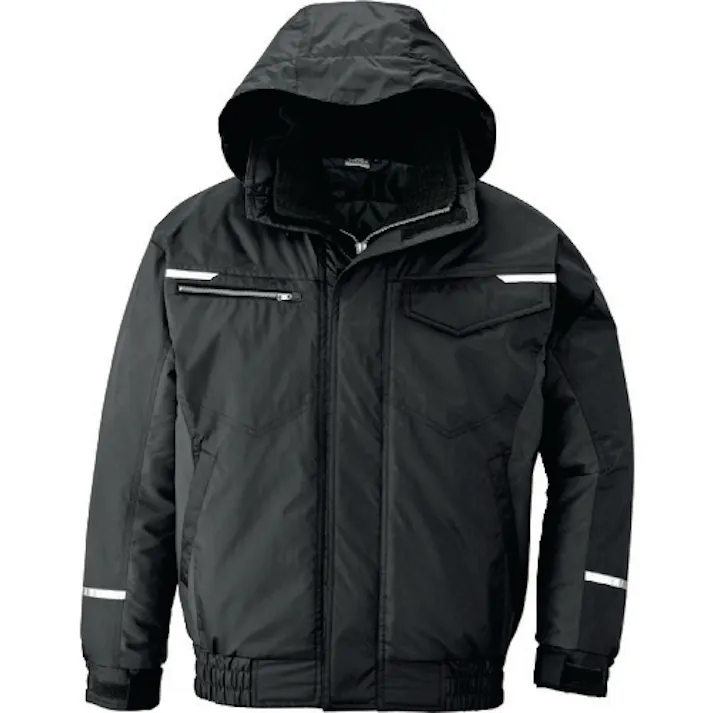 【CAINZ-DASH】アイトス 制電防寒ブルゾン ブラック AZ9366-010-L【別送品】