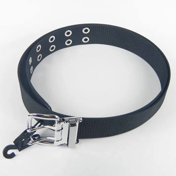 ナイロンベルト ロング ブラック