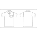 【CAINZ-DASH】アイトス ボタンダウン半袖ポロシャツ　ブルー　Ｓ 10599-006-S【別送品】