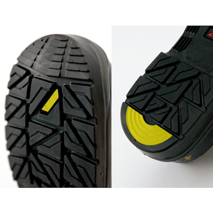 【CAINZ-DASH】アイトス セーフティシューズ　短靴ヒモタイプ　ブラック　２４．５ｃｍ AZ59811-010-24.5【別送品】