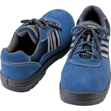 【CAINZ-DASH】アイトス セーフティシューズ　短靴ヒモタイプ　ネイビー　２３．５ｃｍ AZ59821-008-23.5【別送品】