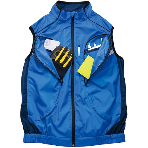 CAINZ-DASH】アイトス 物流作業対応型空調服ベスト（空調服TM