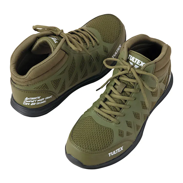 軽量ミドルセーフティ カーキ 51666 28.0cm