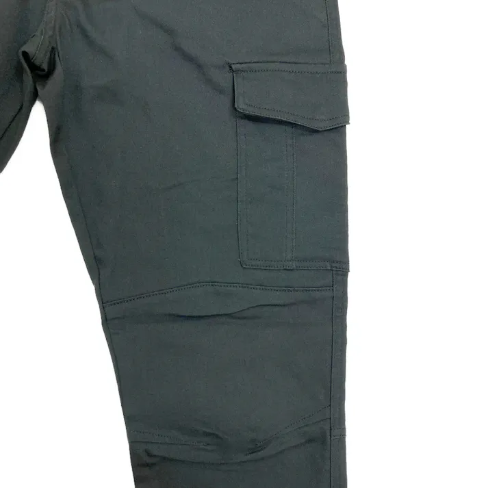 ストレッチ カーゴパンツ ブラック ウエスト79cm 22140