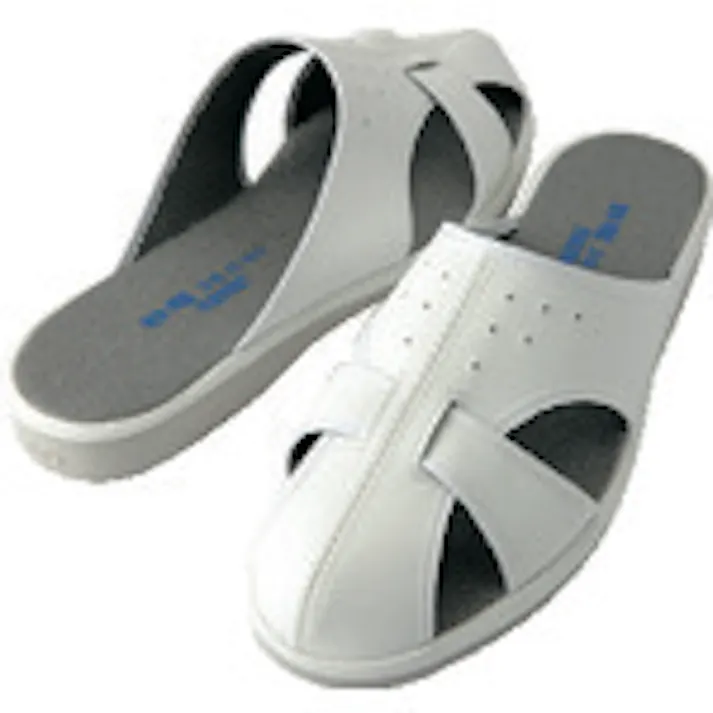 【CAINZ-DASH】アイトス 静電スリッパ 白 M AZ-59705-201-M【別送品】