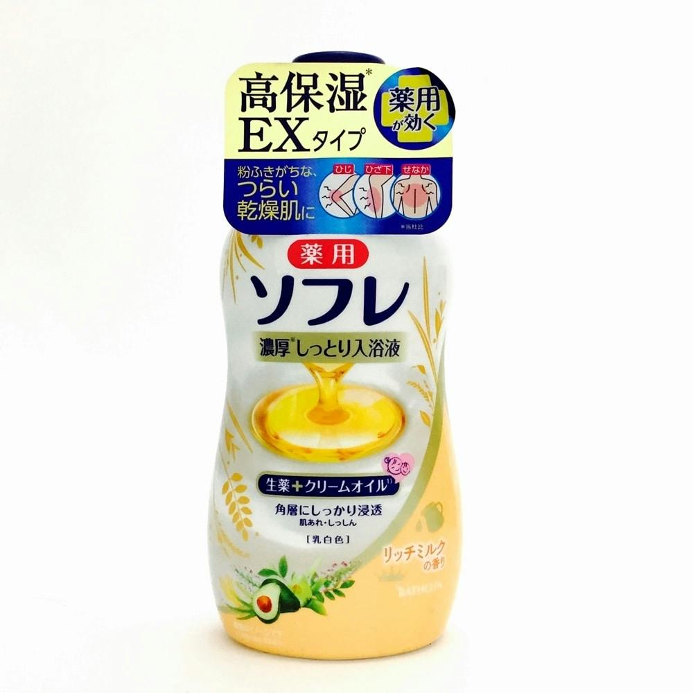 バスクリン 薬用ソフレ 清潔スキンケア入浴液 ボトル 720ml(販売