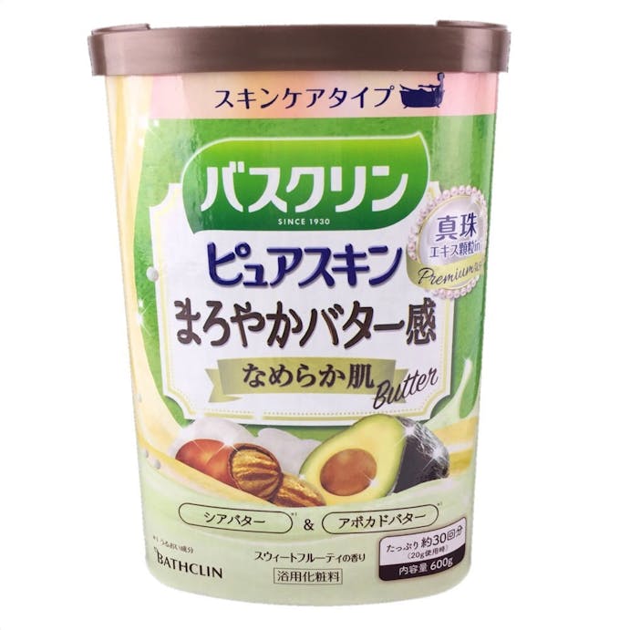 バスクリン バスクリン ピュアスキン まろやかバター感 なめらか肌 600g