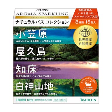 バスクリン バスクリン アロマスパークリング ナチュラルバスコレクション 30g×15包