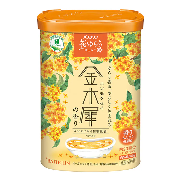 バスクリン 花ゆらら 金木犀の香り 600g