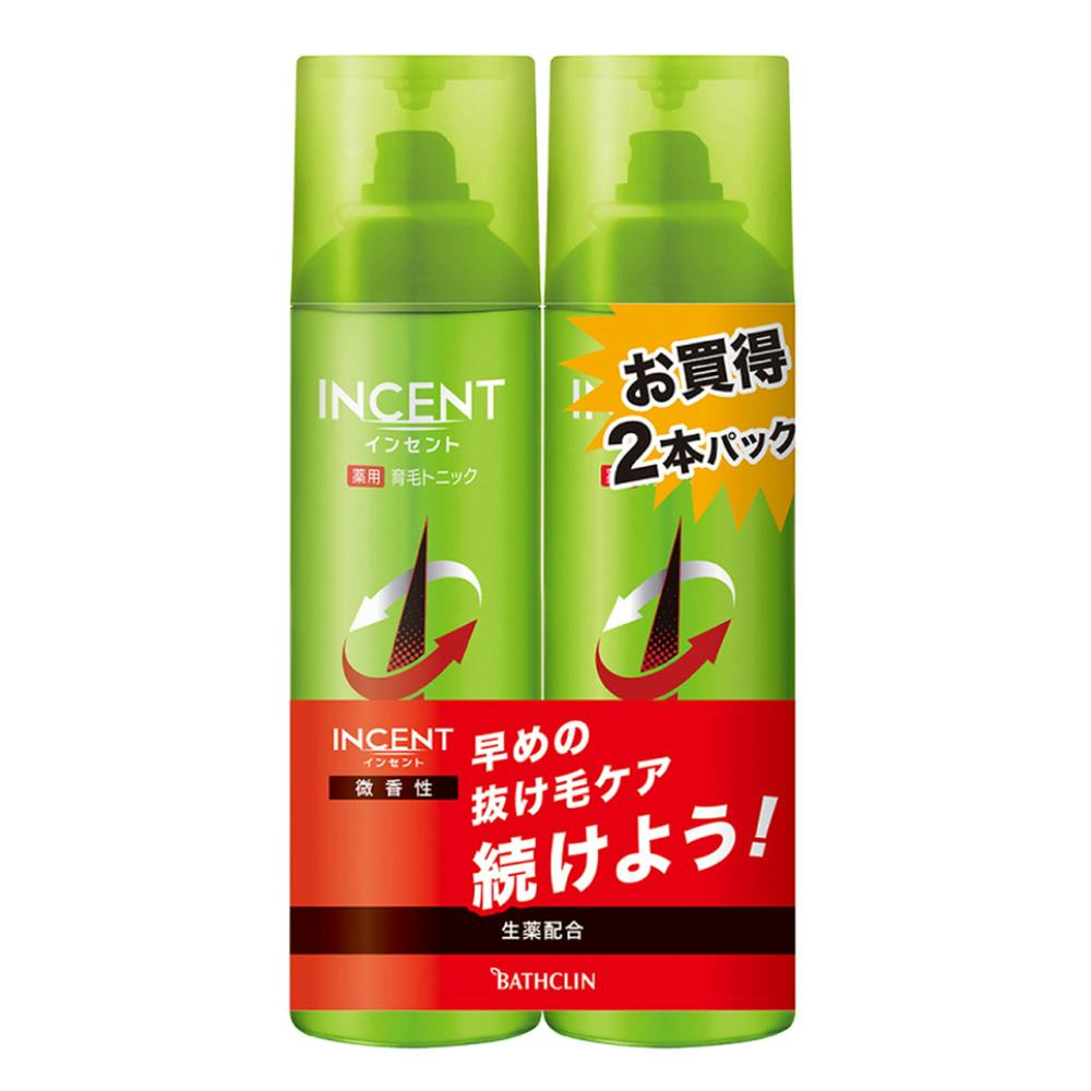 インセント薬用育毛トニック無香料190Gペアパック × 12点 - メンズヘアケア