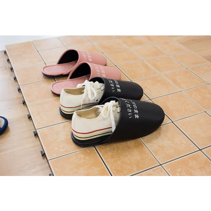 【CAINZ-DASH】オカ シューズそのままスリッパ ピンク 85696【別送品】