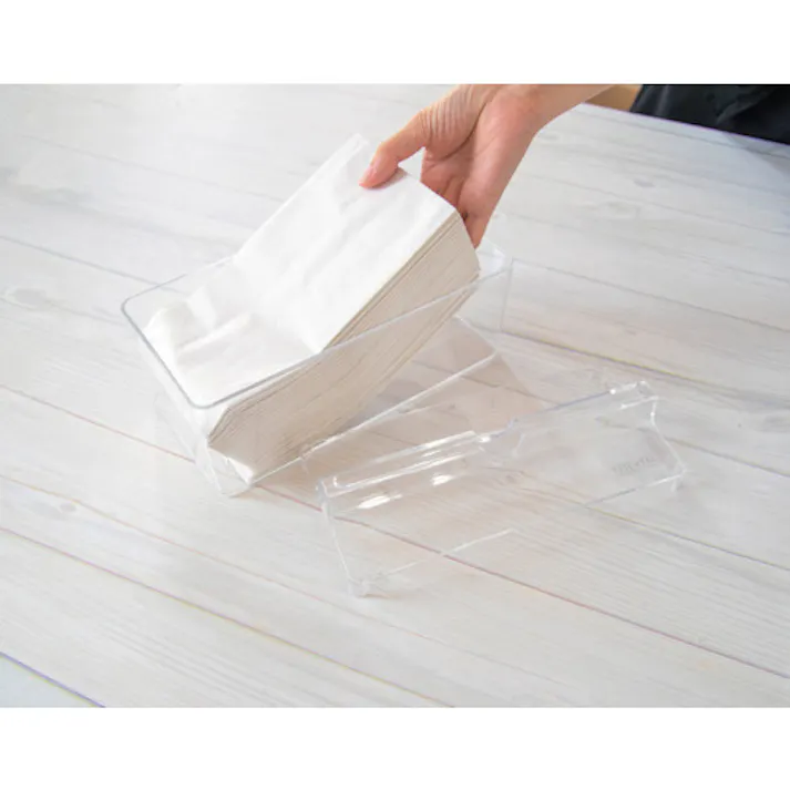 【CAINZ-DASH】オカ フィルフィットペーパータオルケース リップタイプ 透明 289517【別送品】