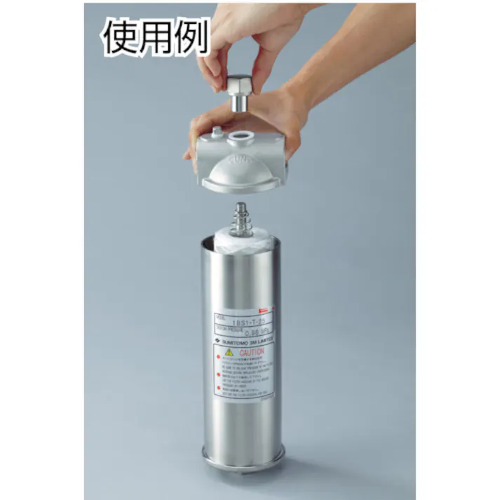 【CAINZ-DASH】スリーエム ジャパンフィルター製品事業部 コットン製糸巻きフィルターカートリッジ 10μm 20インチ D-CCSC-2-A【別送品】