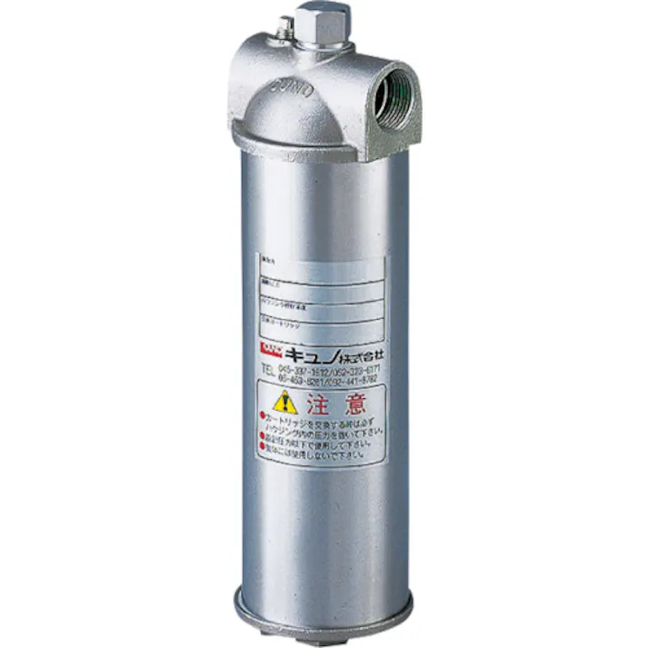 【CAINZ-DASH】スリーエム ジャパンフィルター製品事業部 ステンレス製フィルターハウジング 316SS 10インチ用 1BS1-T-20【別送品】