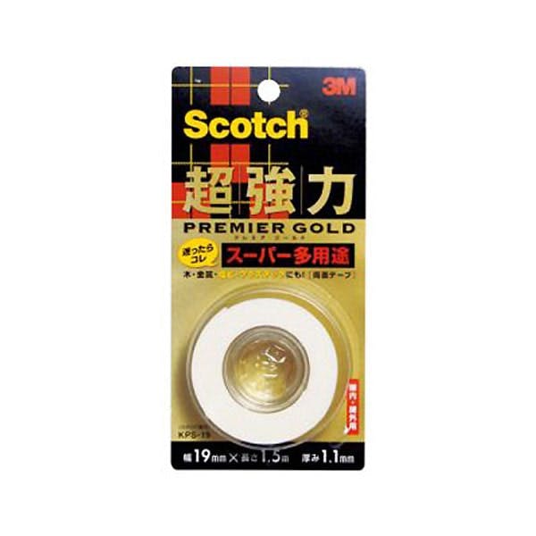 3M スコッチ 超強力両面テープスーパー多用途 12mm×4m 20巻 - 1