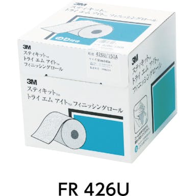 【CAINZ-DASH】スリーエム　ジャパン研磨材製品事業部 スティキット　フィニッシングロール　４２６Ｕ　＃１００　９５ｍｍＸ２５ｍ FR 426U 100A 95【別送品】