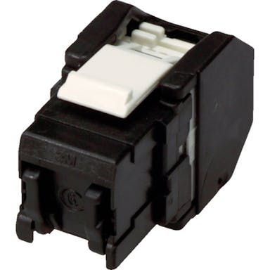 【CAINZ-DASH】コーニングインターナショナル Ｃａｔ６　ＲＪ４５モジュラージャック　ツールレスタイプ　黒 VOL-OCK6-U-BK【別送品】