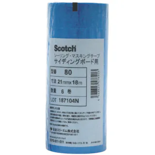 【CAINZ-DASH】スリーエム ジャパンテープ・接着剤製品事業部 マスキングテープ(サイディングボード用) 24mmX18m 5巻入 80 24X18【別送品】