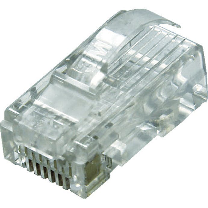 【CAINZ-DASH】コーニングインターナショナル Ｃａｔ５ｅ　ＲＪ４５モジュラープラグ　（１００個入） VOL-RJ45PLG-5ELL【別送品】