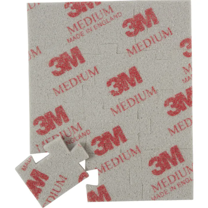 【CAINZ-DASH】スリーエム ジャパン研磨材製品事業部 ジグソーパズル型スポンジ研磨材 中目 (1枚=1PK) SPONGE JIG M【別送品】