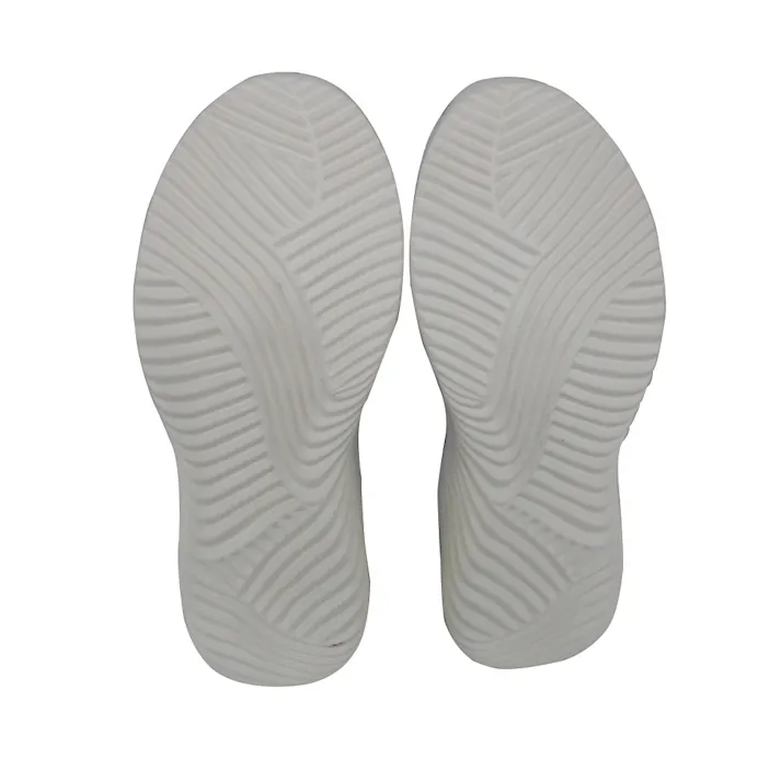 紳士レースレスニットスニーカー グレー 28cm