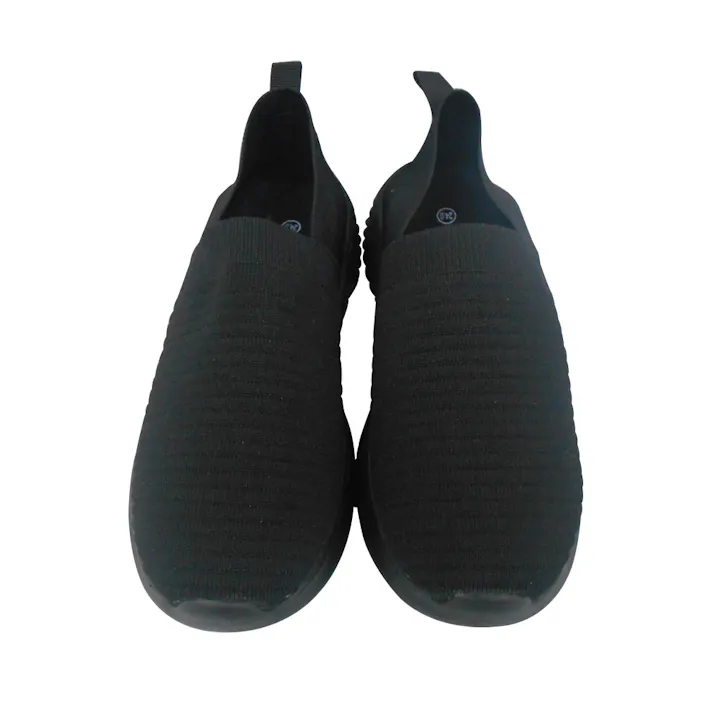 婦人ストレッチャブルシューズ ブラック 23cm