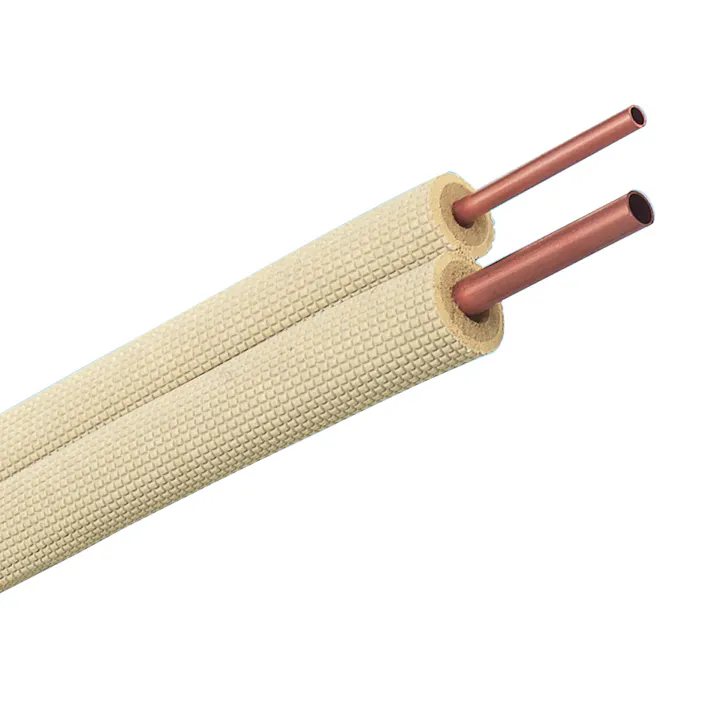 オーケー器材 ペアチューブ K-HP23E 20m ペアコイル 3種 2分3分 エアコン工事用配管 銅管 被覆冷媒配管