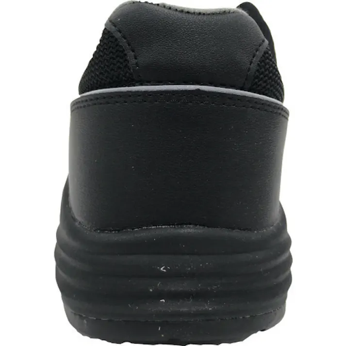 【CAINZ-DASH】ミドリ安全 小指保護先芯入りスニーカー(ひもタイプ) PF-110 23.5cm PF-110-BK-23.5【別送品】