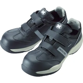 【CAINZ-DASH】ミドリ安全 小指保護先芯入りスニーカー(マジックタイプ) PF-115 24.0 PF-115-BK-24.0【別送品】